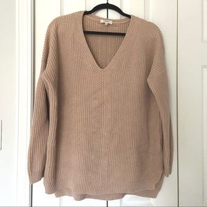 Babaton V-Neck Knit Sweater